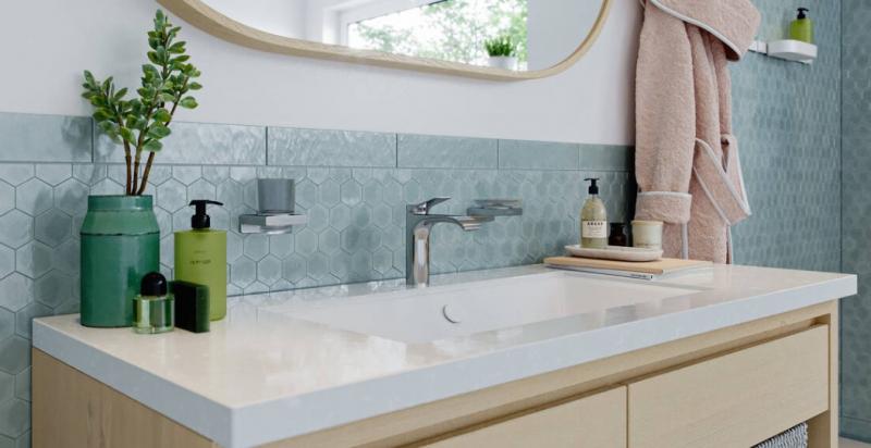 hansgrohe Vivenis 110 h&aring;ndvaskarmatur m/l&oslash;ft-op bundventil - Krom