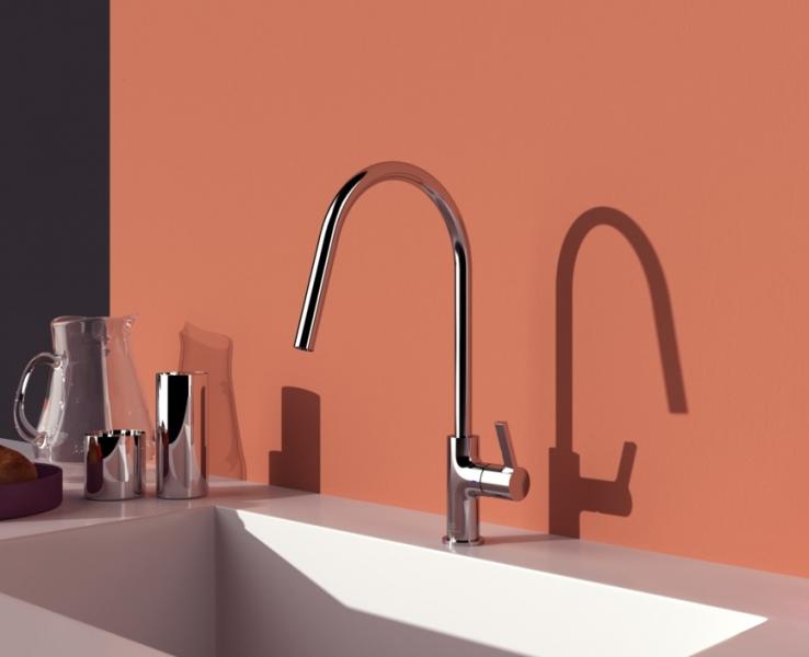 Ideal Standard Gusto køkkenarmatur m/C-tud og svingtud Ideal Standard Gusto køkkenarmatur m/C-tud og svingtud