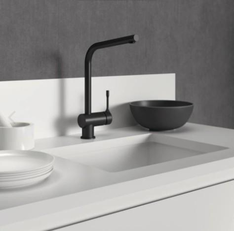 Ideal Standard Ceralook k&oslash;kkenarmatur - Mat sort