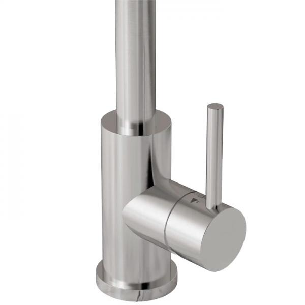 Lavabo Kubus 140 RS Round køkkenarmatur - Rustfrit stål Lavabo Kubus 140 RS Round køkkenarmatur - Rustfrit stål