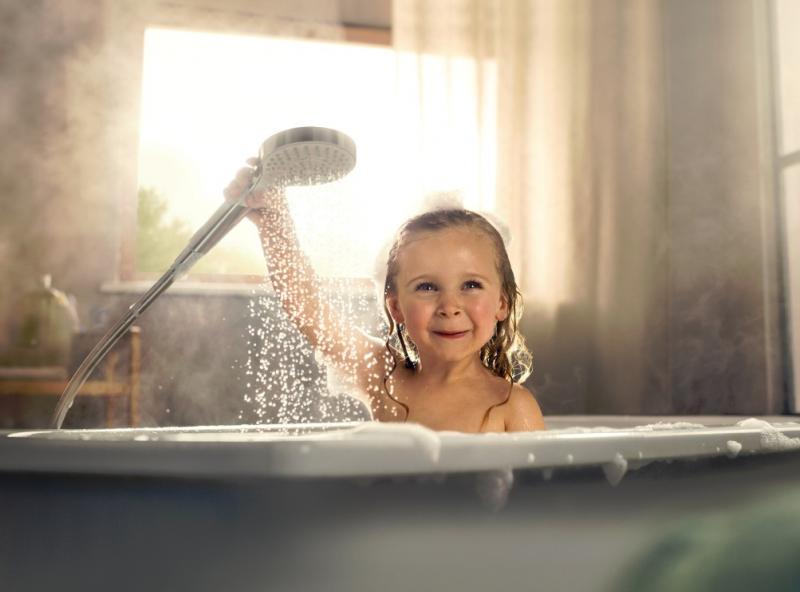 hansgrohe Crometta Vario h&aring;ndbruser - Hvid/krom