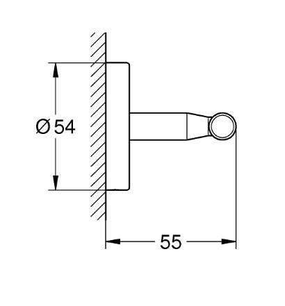 Grohe Start Cosmopolitan dobbelt håndklædekrog - Krom Grohe Start Cosmopolitan dobbelt håndklædekrog - Krom