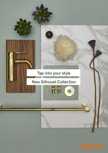 Damixa Silhouet dobbelt håndklædestang - 800 mm - Poleret messing Damixa Silhouet dobbelt håndklædestang - 800 mm - Poleret messing