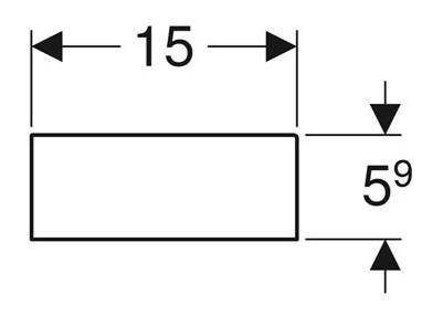 If&ouml; skuffeindsats - T-opdeling - Lava