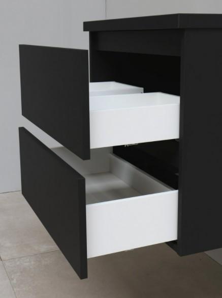 Sanibell Online 60 m&oslash;belpakke - Mat sort - Flatpack