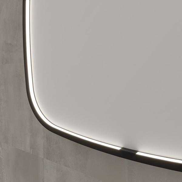 Sanibell Ink SP31 spejl m/lys, varme og sensor 80 x 80 cm - Gunmetal Sanibell Ink SP31 spejl m/lys, varme og sensor 80 x 80 cm - Gunmetal