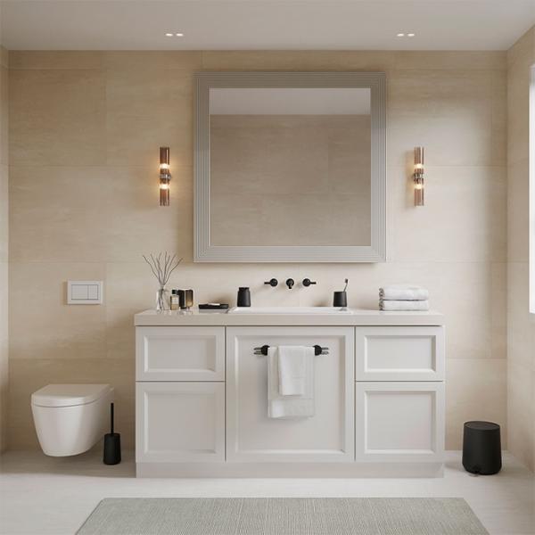 Beslagsboden Soft toiletbørste t/gulv - Mat sort Beslagsboden Soft toiletbørste t/gulv - Mat sort