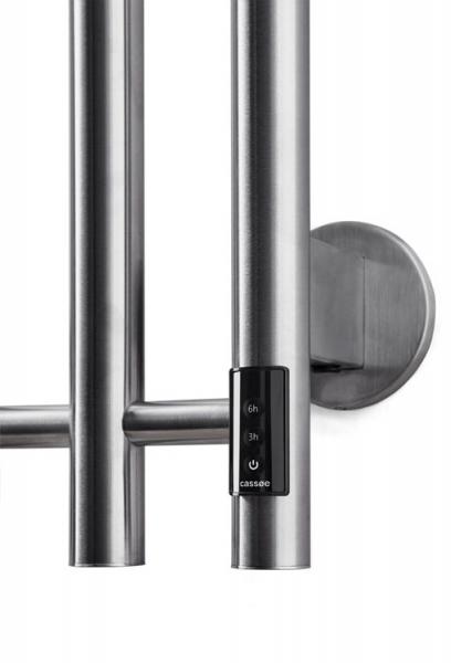 Cassøe Catania håndklædetørrer - 26x142 cm - Børstet stål Cassøe Catania håndklædetørrer - 26x142 cm - Børstet stål