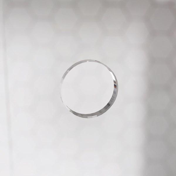 Str&oslash;mberg Lucca 180 brusefolded&oslash;r, skr&aelig;ddersyet - Klart glas/krom