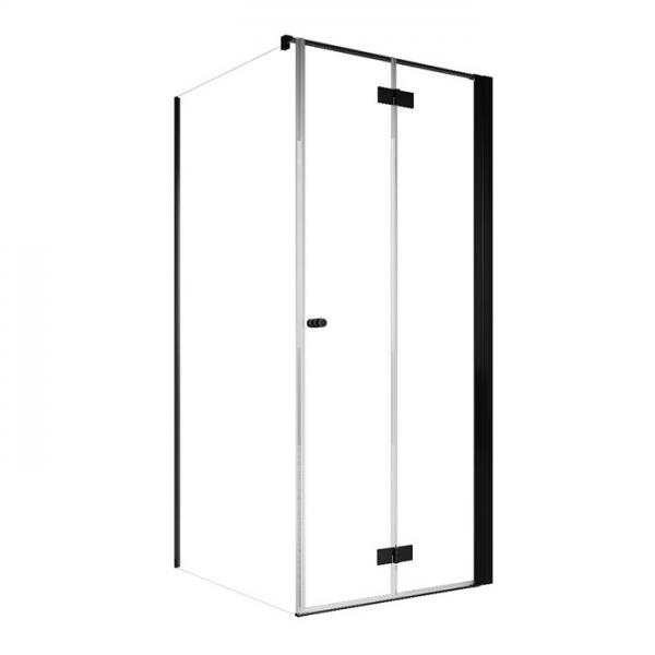 Str&oslash;mberg Noma 195 fastv&aelig;g med folded&oslash;r 800mm - H&oslash;jre - Mat sort