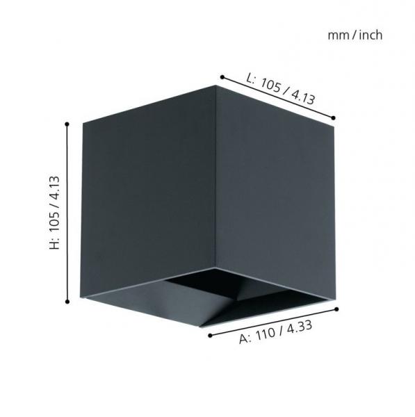 Eglo Calpino udend&oslash;rs v&aelig;glampe