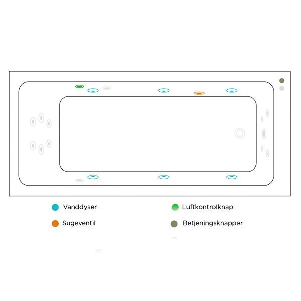 Str&oslash;mberg Massagesystem 40
