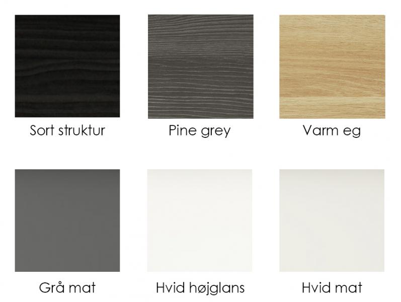 Dansani Mido+ 50 underskab m/l&aring;ge - H&oslash;jreh&aelig;ngslet - Hvid h&oslash;jglans