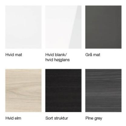 Dansani Mido+ Top spejlskab 50 - Hvid blank Dansani Mido+ Top spejlskab 50 - Hvid blank