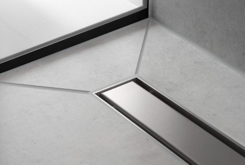 Hansgrohe RainDrain Match Kappes&aelig;t - 70 cm - B&oslash;rstet rustfri st&aring;l