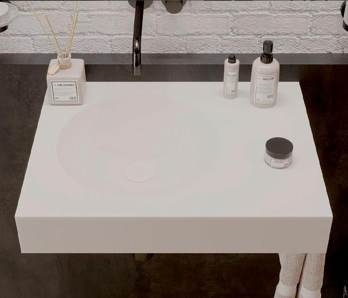 Ideavit Solidnext h&aring;ndvask t/v&aelig;g - Uden overl&oslash;b - Uden hanehul