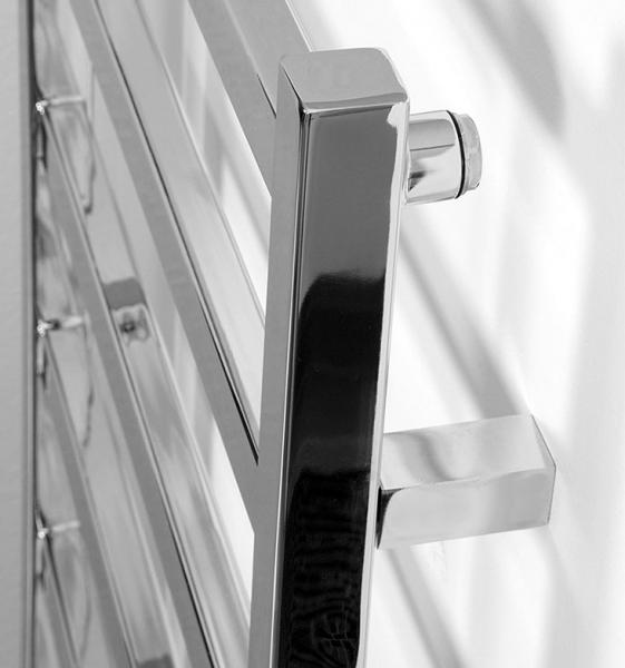 Kriss Manisa H&aring;ndkl&aelig;det&oslash;rrer - 50x100 cm - Krom