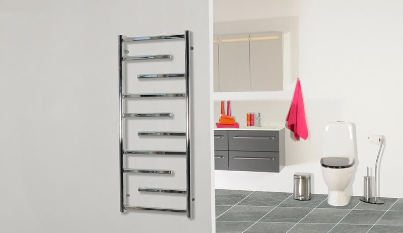 Kriss Sirius håndklædetørrer - 50x80 cm - Krom Kriss Sirius håndklædetørrer - 50x80 cm - Krom