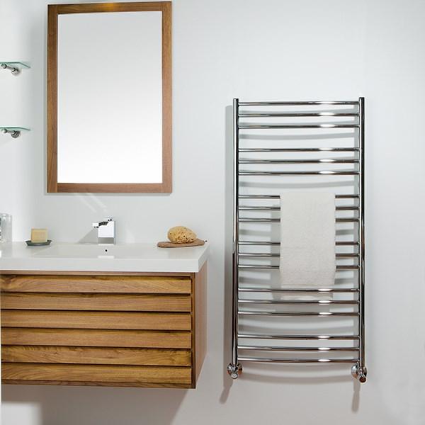 Str&oslash;mberg Laveno h&aring;ndkl&aelig;det&oslash;rrer - 50x79 cm - Krom