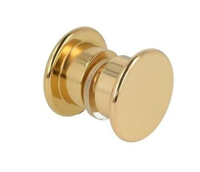 Bath brused&oslash;r  - Klar glas - Messing