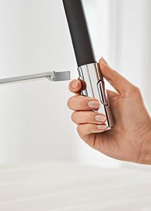 Grohe Concetto køkkenarmatur m/profi-bruser - Krom/sort Grohe Concetto køkkenarmatur m/profi-bruser - Krom/sort