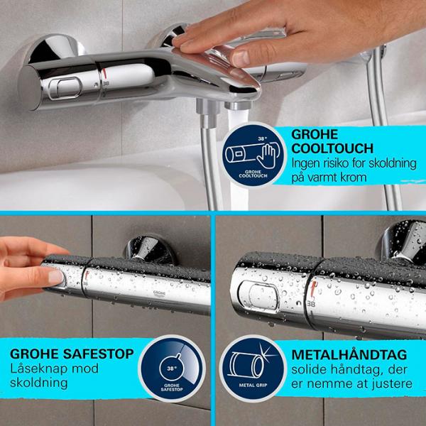 Grohe Precision Trend komplet brusesystem Grohe Precision Trend komplet brusesystem