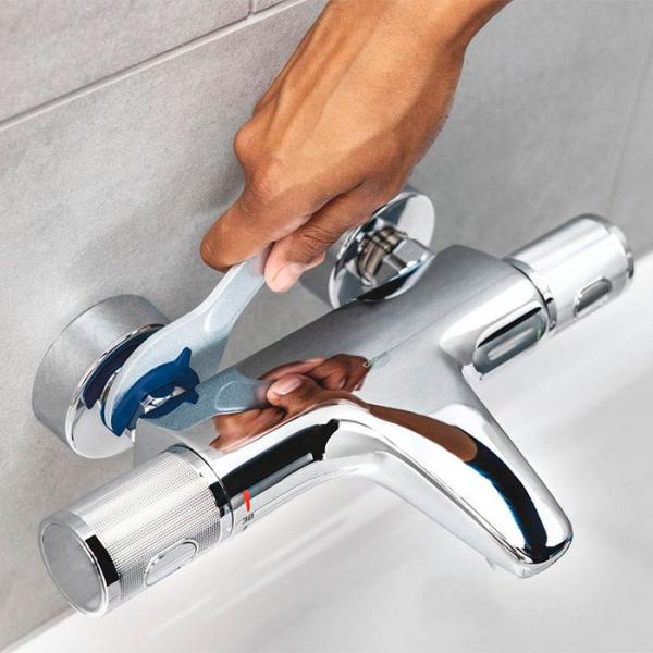 Grohe Precision Trend badekararmatur m/termostat - Krom