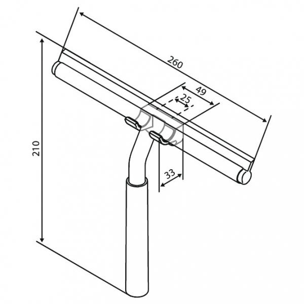 Damixa Zen pakke til bruseren - Børstet messing Damixa Zen pakke til bruseren - Børstet messing