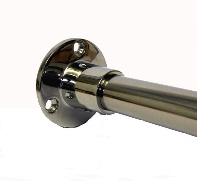 Van Der P Forh&aelig;ngstang 100x200cm m/2 v&aelig;gflanger - Rustfri st&aring;l