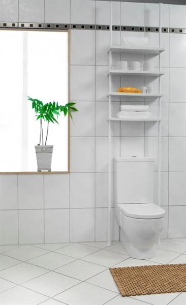 Van Der P Hyldesystem med 4 hylder H&oslash;jde 250cm, Hvid