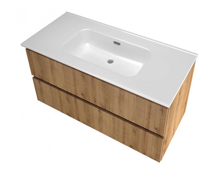 Sanibell Proline 100 møbelsæt m/lameller og 2 skuffer - Uden hanehul - Urban eg Sanibell Proline 100 møbelsæt m/lameller og 2 skuffer - Uden hanehul - Urban eg