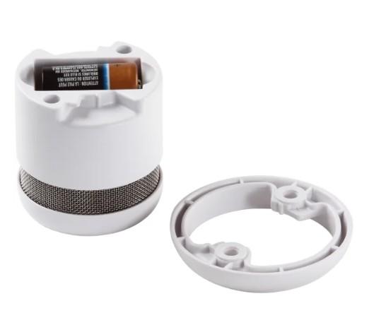 Cavius optisk r&oslash;galarm med 10 &aring;rs batterilevetid