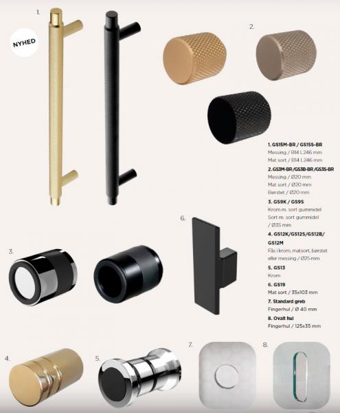 Strømberg Lucca 45 nichedør m/fast væg - Skræddersyet Strømberg Lucca 45 nichedør m/fast væg - Skræddersyet