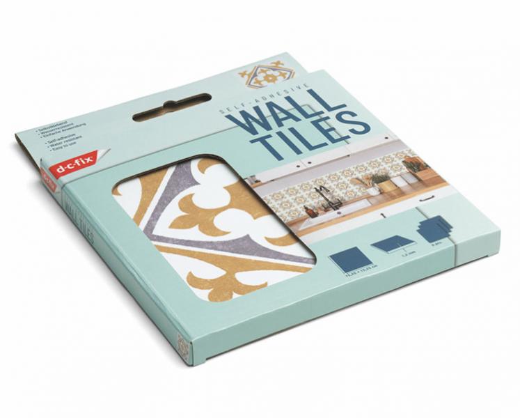 D-C-fix selvklæbende fliser til væg - Nadia gold D-C-fix selvklæbende fliser til væg - Nadia gold