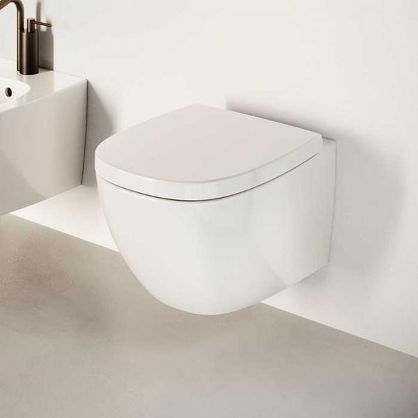 Catalano Alvea toiletpakke inkl. toiletsæde m/SoftClose, cisterne og mat sort betjening Catalano Alvea toiletpakke inkl. toiletsæde m/SoftClose, cisterne og mat sort betjening