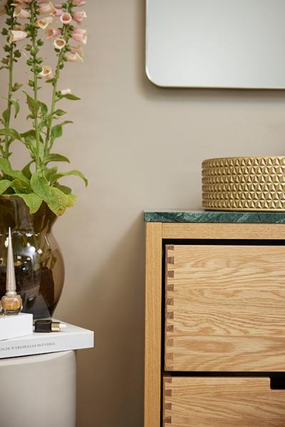 Cassøe Morello 36 fritstående bowlevask - Glas/Messing Cassøe Morello 36 fritstående bowlevask - Glas/Messing