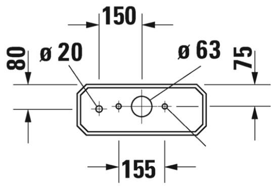 Duravit 1930 cisterne - Tilslutning venstre bund/bagp&aring;