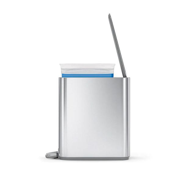 Simplehuman smal toiletspand 5L - Rustfrit stål Simplehuman smal toiletspand 5L - Rustfrit stål