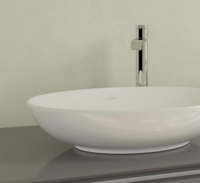 V&B Loop&Friends 56 fritstående bowlevask - Med overløb V&B Loop&Friends 56 fritstående bowlevask - Med overløb