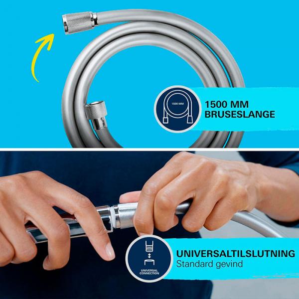 Grohe Vitalio Start 110 håndbrusersæt - 1 spray Grohe Vitalio Start 110 håndbrusersæt - 1 spray