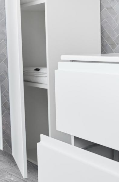 Cassøe Front 60 møbelpakke m/skuffer og vask - Mat hvid Cassøe Front 60 møbelpakke m/skuffer og vask - Mat hvid