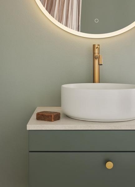 Hafa Haze 60 m&oslash;belpakke m/bowlevask - Mat gr&oslash;n