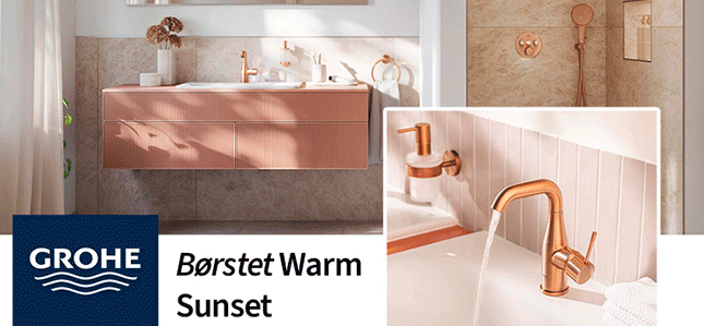 Grohe børstet warm sunset