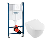 V�gh�ngt toilet komplet